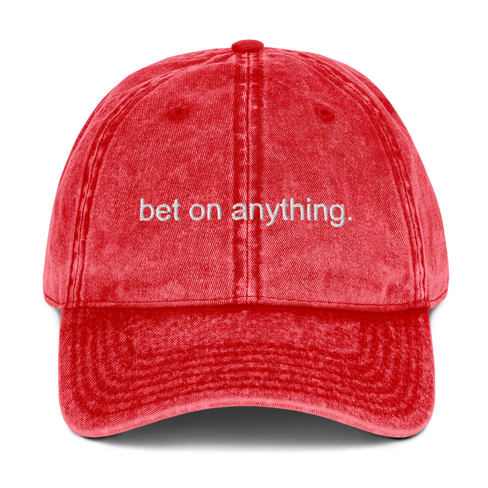 bet on anything.