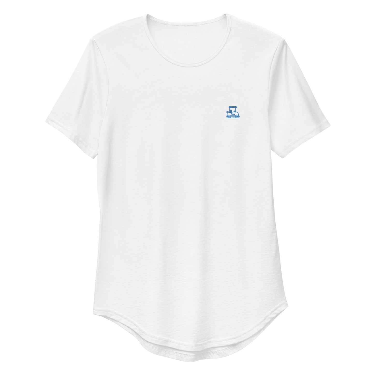 Golf Cart Curved Hem T-Shirt